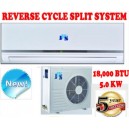 New 18000 BTU 5.0KW Split System Reverse Cycle Air Conditioner +TIMER & REMOTE